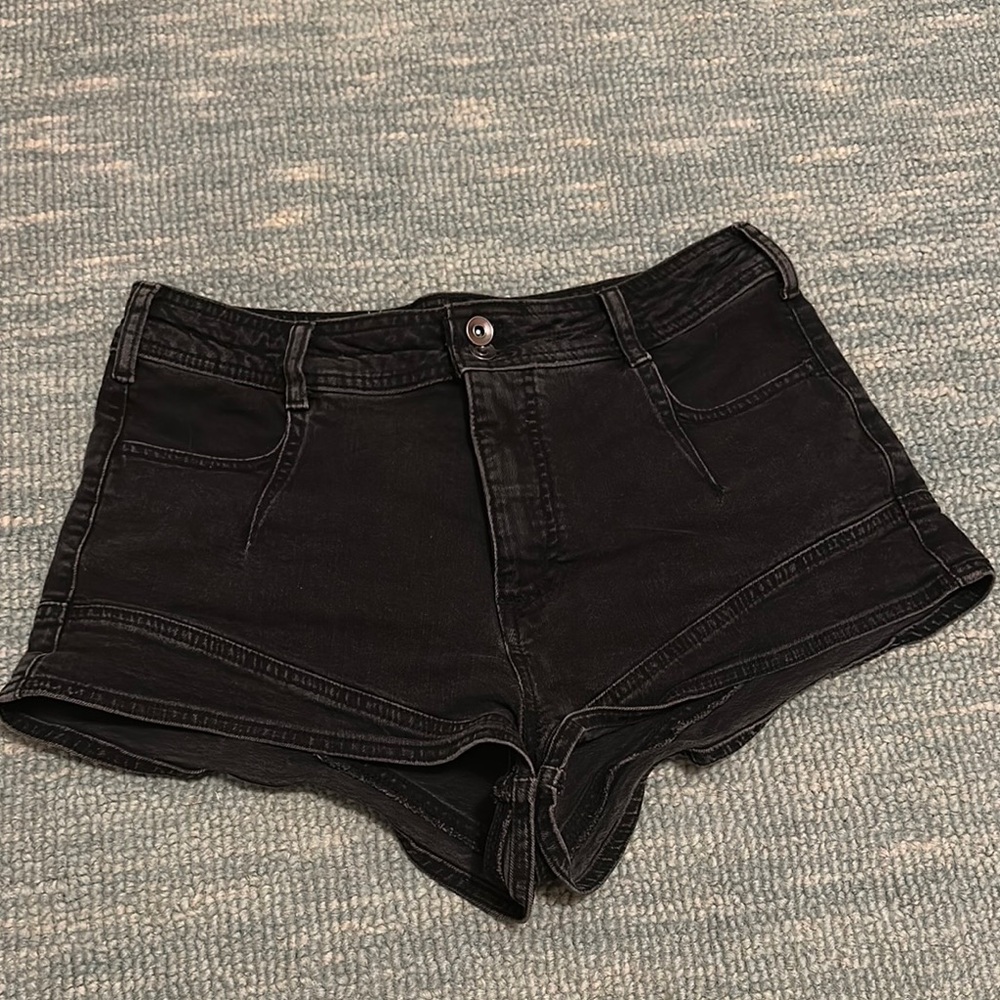 Pilcro Black Jean Shorts